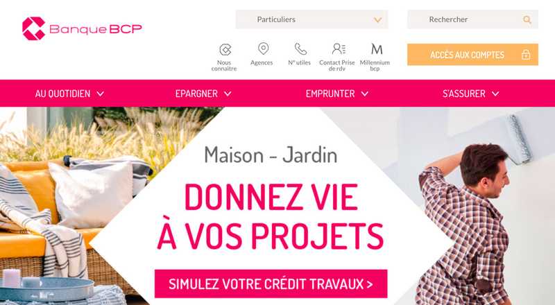 Informations générales - Banque BCP
