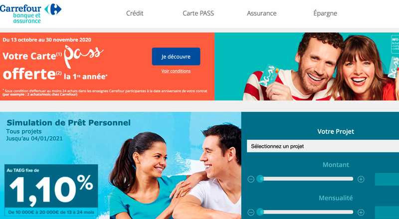 Informations générales - Carrefour Banque